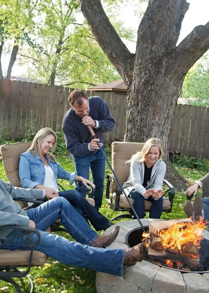 
Modern simple fire blowing poker, campfire tools and accessories fire pool flamethrower 