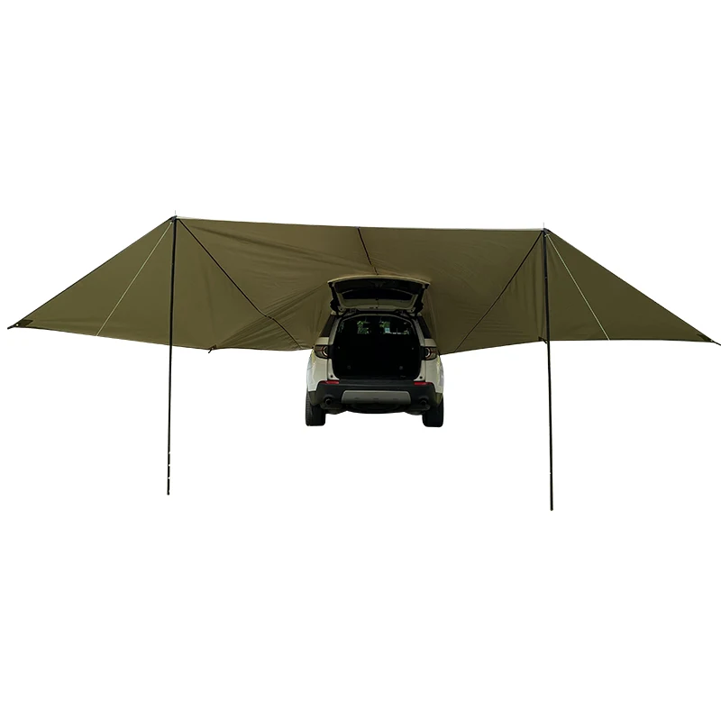 Outdoor Camping SUV Car Awning Tailgate Canopy Car Rear Tent For Sun Shelter
