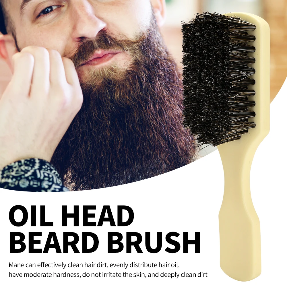 Распродажа Мужская щетка для укладки бороды с индивидуальным логотипом профессиональная масляная Расческа