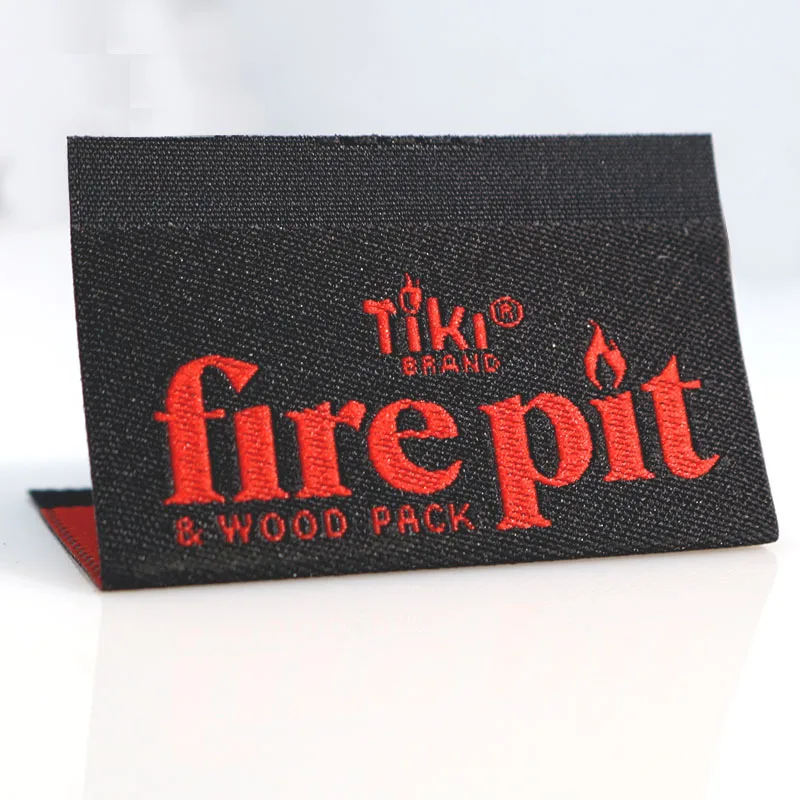 clothing accessories logo customized Low MOQ Woven mark creative high quality labels decorative fabric labels collar label