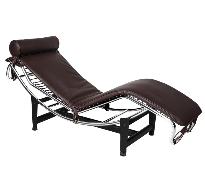 Le Corbusier LC-4 Style Replica Chaise Lounge Chair Mid Century Modern for living room/ bedroom