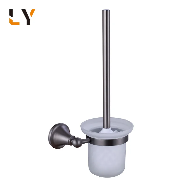 Wholesale Cheapest Sanitary Non-Dripfree Steel Slim Hand Toilet Brush Kit