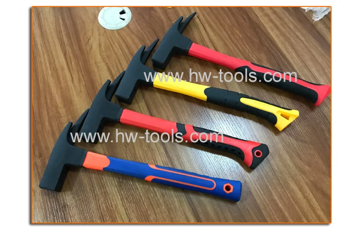 Carbon steel forged hammer head Manufacturer supply wholesale steel climber icebreaker roofing hammer roofing hammer to use
