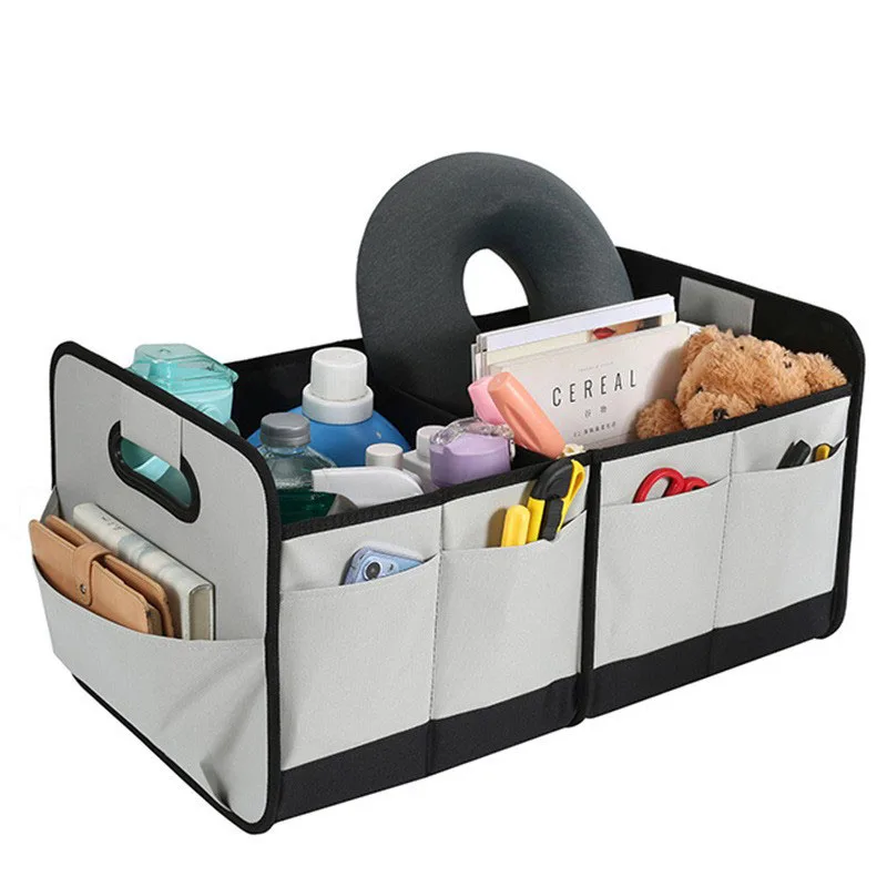 Trunk Storage Box Large Capacity Foldable Outdoor Storage Box Oxford Cloth Material Car Storage Box