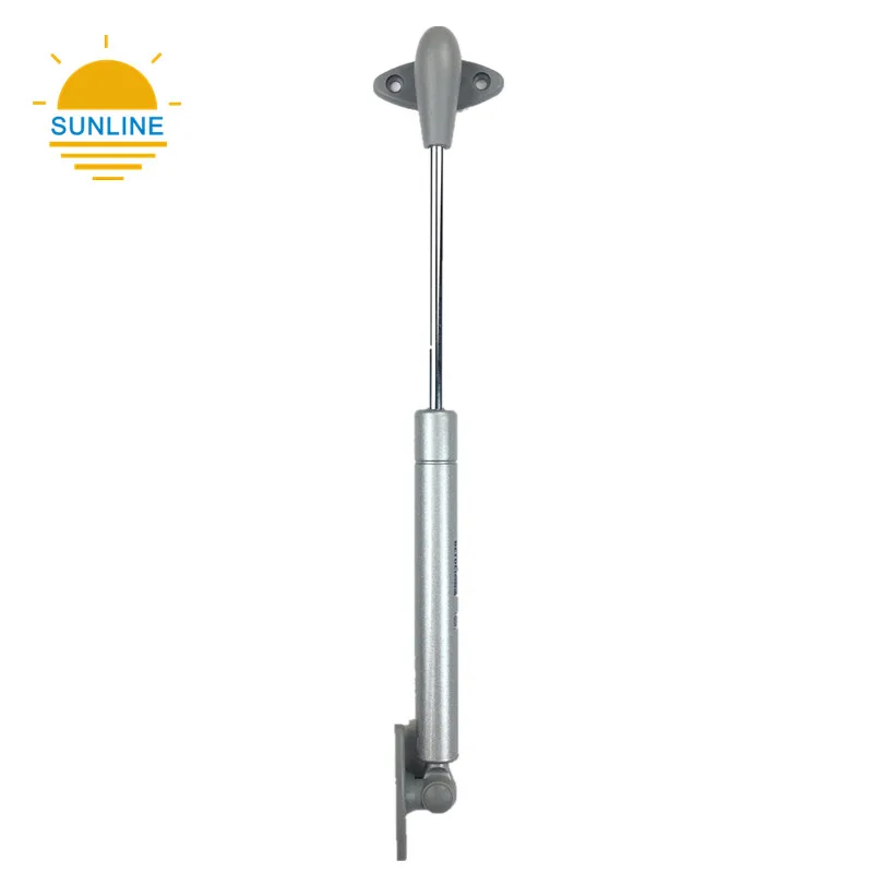 Special micro gas spring for furniture cabinet with oval plastic pull head