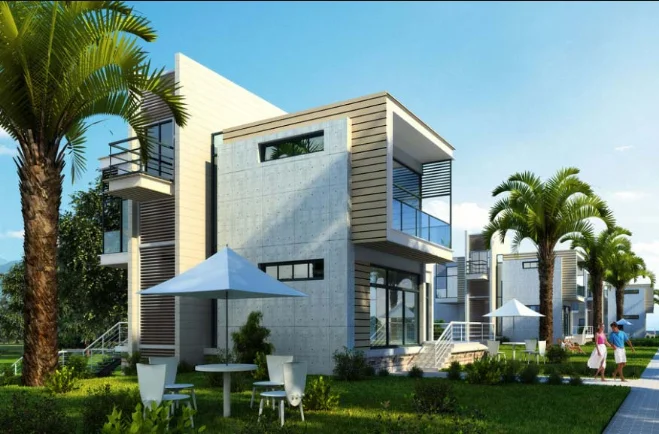 Хорошее качество Экономичный и практичный сборный деревянный дом для отдыха на курорте