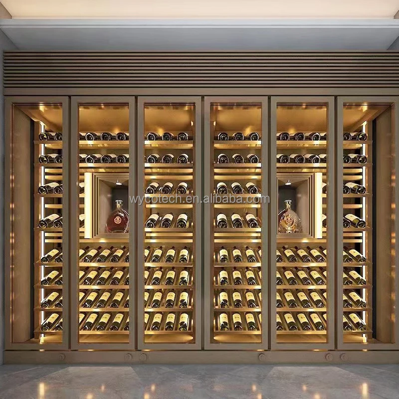 Роскошный современный винный холодильник акриловая полка деревянная роскошная для хранения