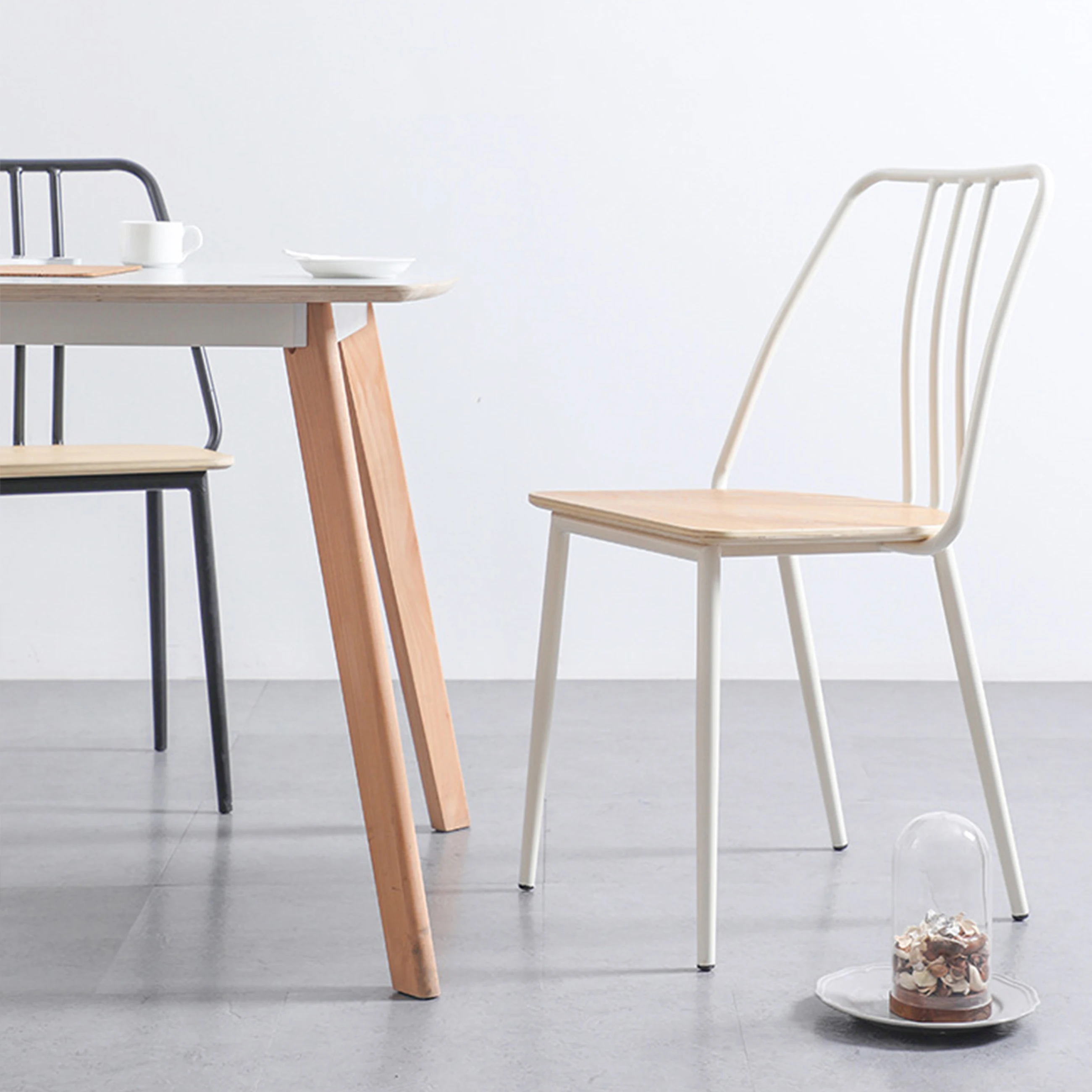 Оптовая продажа, простой металлический обеденный стул в скандинавском стиле, обеденный стул, мебель для столовой, обеденный стул для ресторана