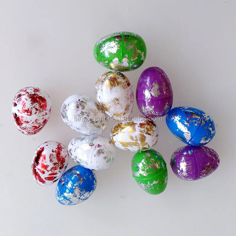 Easter party colorful glitter plastic decoration eggs present gift