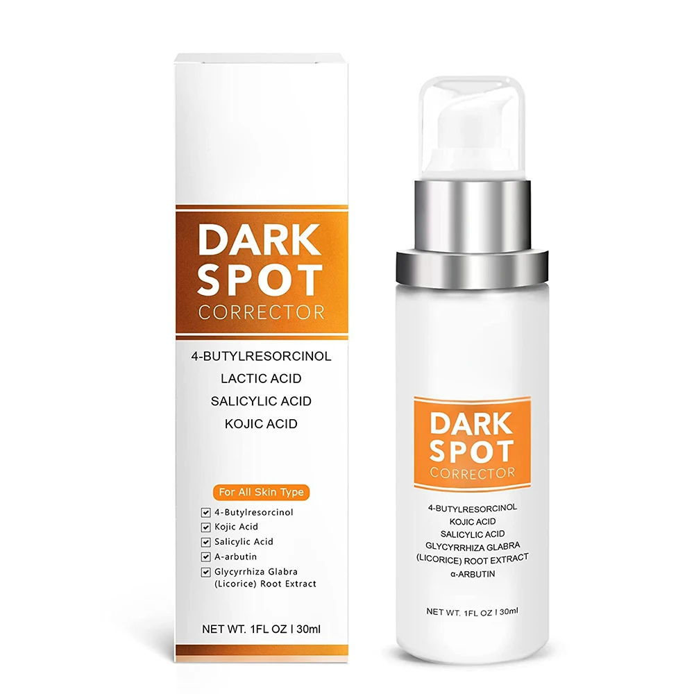 Private Logo Dark Spot Corrector Dark Spot Remover For Face and Body Whitening Serum with Kojic Acid Lactic Acid Salicylic Acid