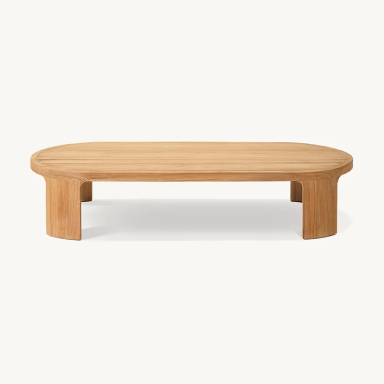 2024 Luxury Modern New Design Teak Outdoor Furniture Set Teak Patio Sofa Set Outdoor Furniture