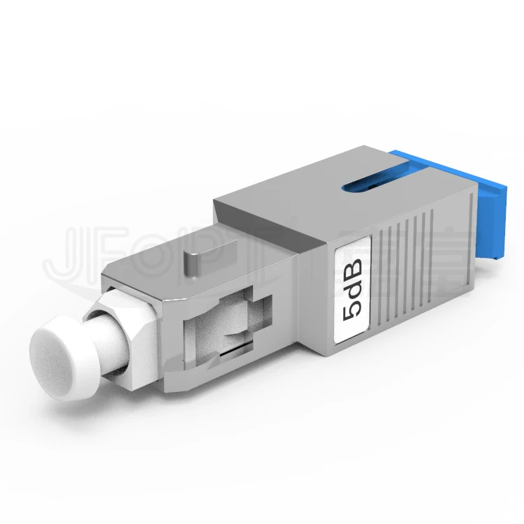 Factory Price SC UPC Metal Plastic fiber optic attenuator 0-30dB customized VOA variable optical fixed attenuator