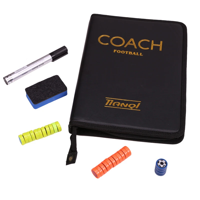 Factory Price PU Soccer Coaching Board Magnetic Coach Tactical Coaching Basketball Soccer Training Equipment