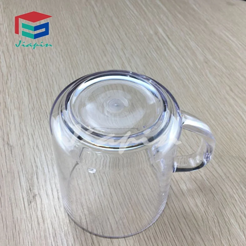 
Plastic water tumbler cup Juice mug Millk and coffee mug with handle 
