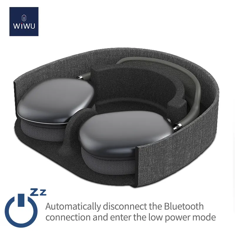  Новое поступление 2021 умный чехол WiWU для Air Pods Max 3 в 1 органайзер наушников EVA с чехлом