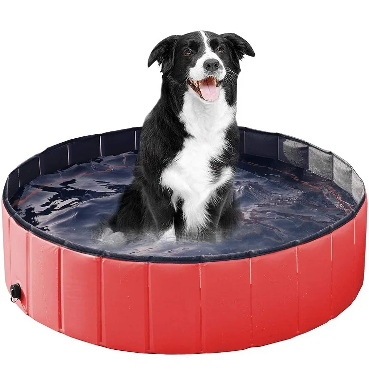 
Foldable dog pet bath tub wholesale and custom outdoor high quality portable inflatable pet dog swimming pool 