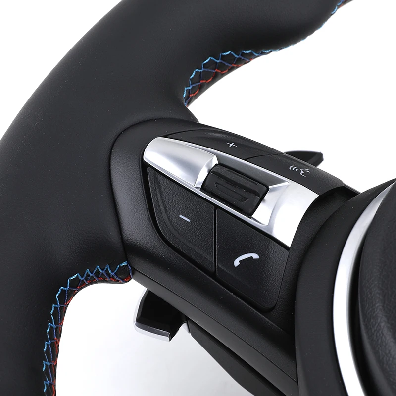 Custom Full Alcantara M Performance Leather Steering Wheel for BMW E90 E60 E46 X5 E70 X6 E71 E92 M3 E39 E82 E36 X1 E84 E63 E93