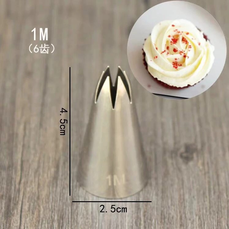 Skytop Nozzle Decorating Tip Sets Stainless steel as the photo piping tips for cake decorating tools