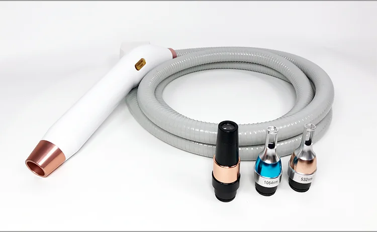 2023 Portable Q Switched Nd Yag Laser 1064nm 532nm Tattoo Removal Carbon Peeling Pigmentation Removal Machine