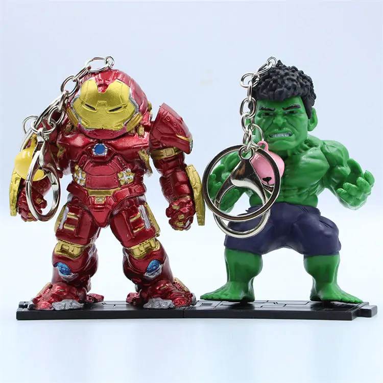 Custom iron man Thor Hulk Promotional Gifts Super Hero Hot Sale Keychain Price Larger Mexican Keychain