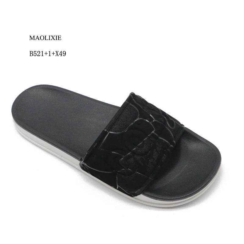Custom shoe manufacturer fashion anti-slip  plastic slippers men slipper slide sandals