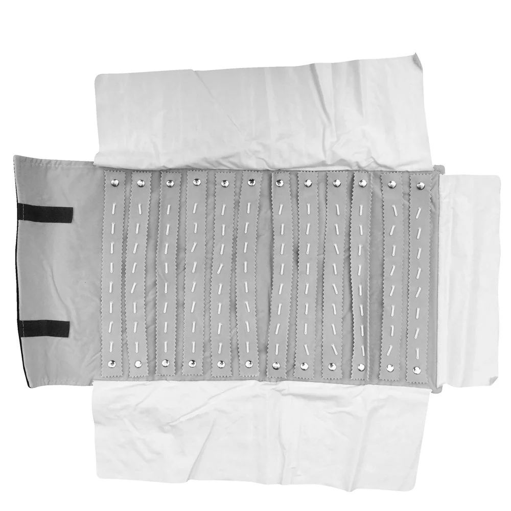 Portable Travel Jewelry Organizer Roll Storage Pouch for Necklace Ring Earring