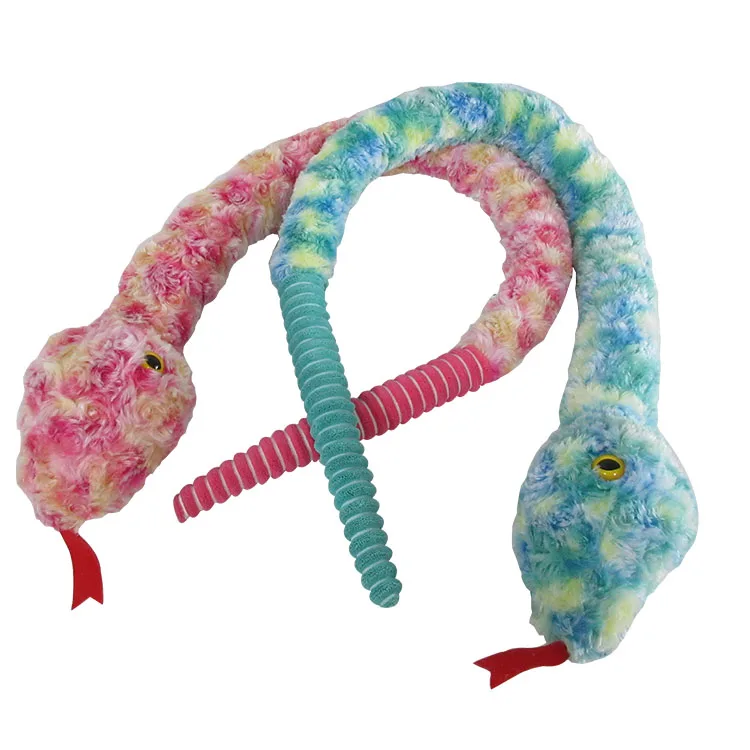 Wholesale Price OEM ODM Stuffed Snakes Custom Soft Stuffed Plush Toy High Quality Simulation Long Snake