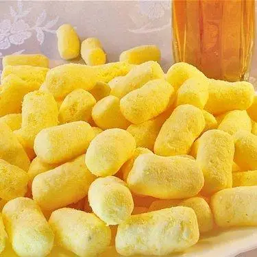 continuous line for making corn snack cheese balls making equipment corn flour expanded cheese puffs snack production machine