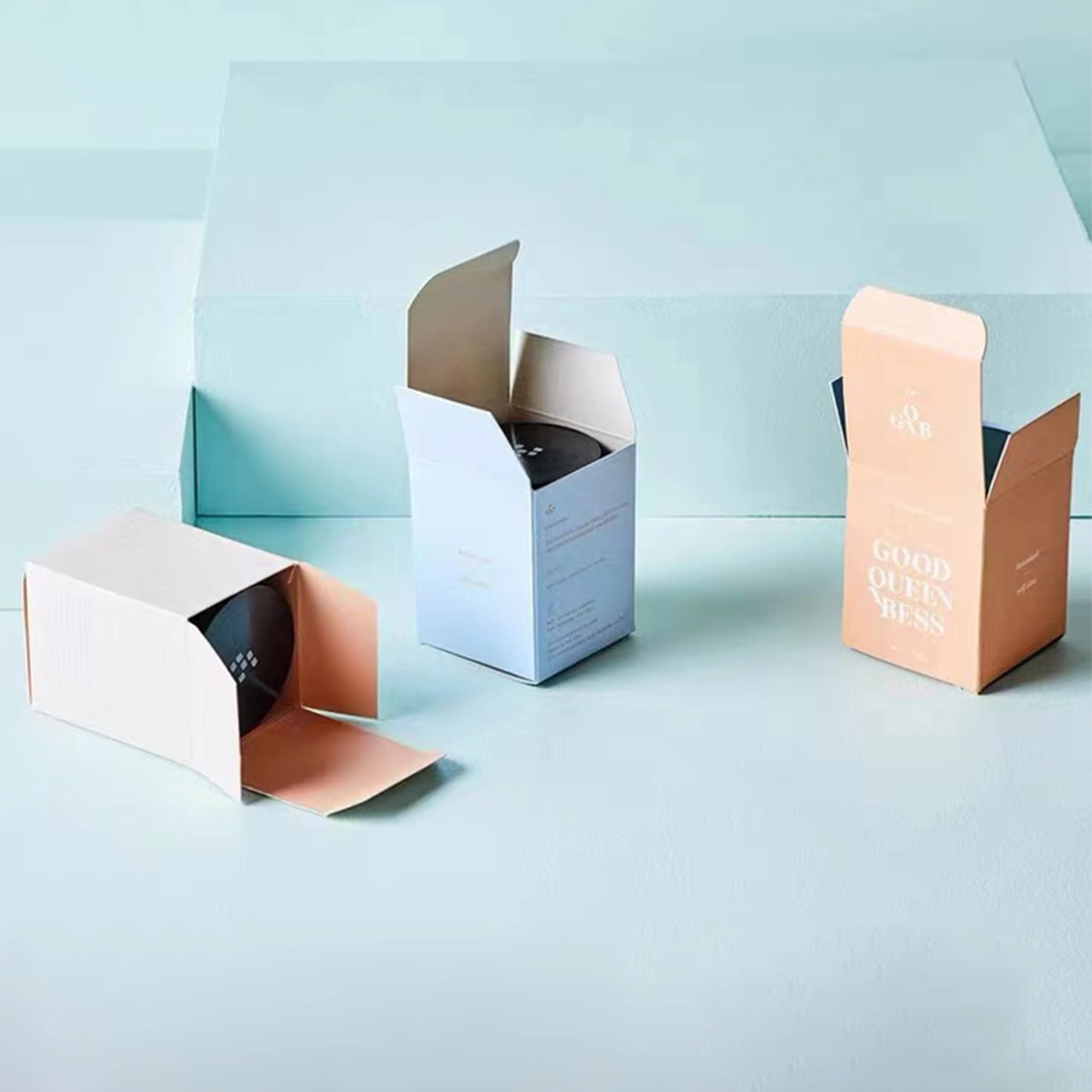 Factory custom printing logo jewellery eye lash avocado lingerie pen mobile case cable fake nail packaging box fancy