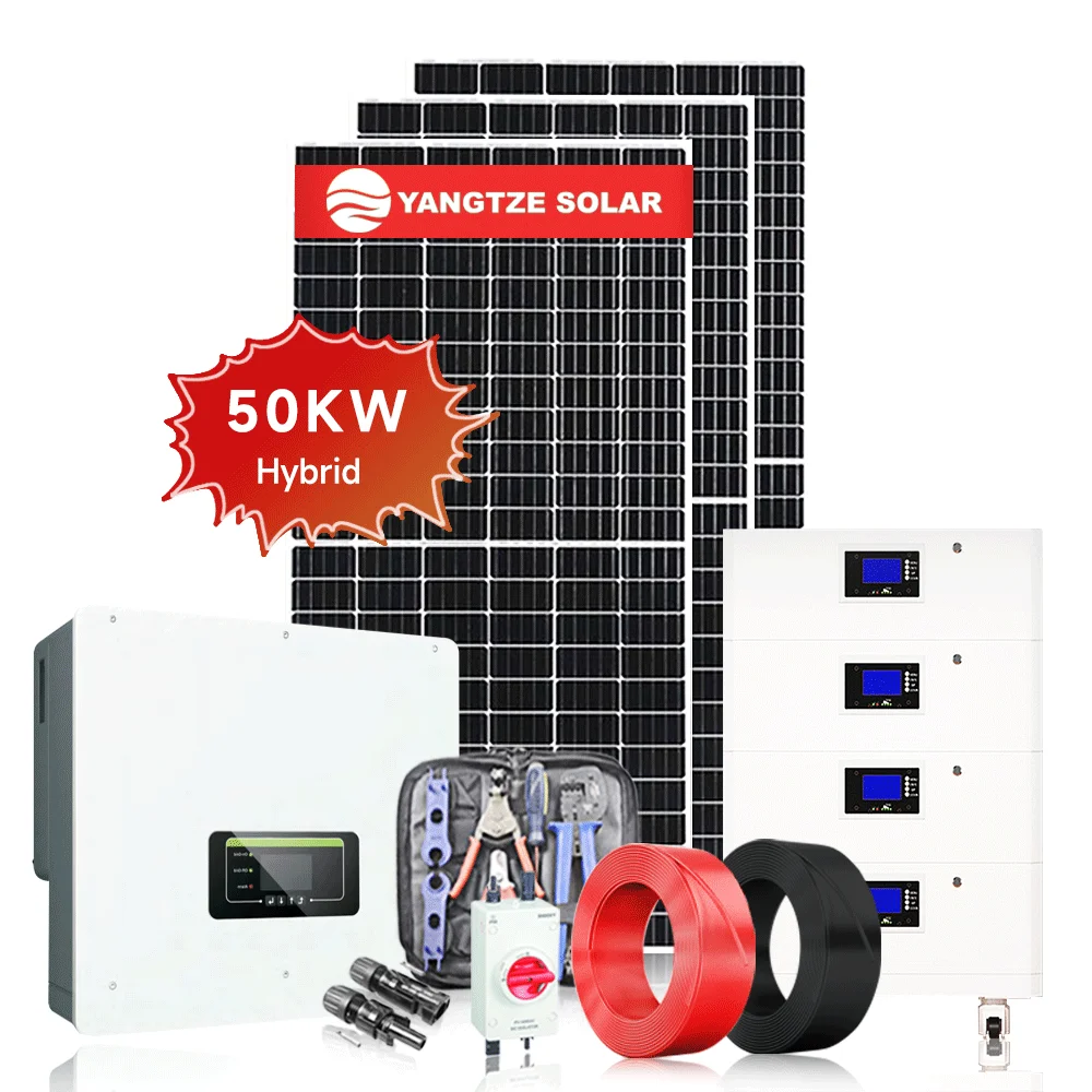 Yangtze Off Grid Hybrid Solar System 30kw 50kw all in one solar generator for refrigerator 380V 3 phase