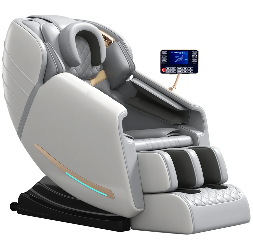 new designfull body home use shiatsu electric  4d sl track control rocking music luxury zero gravity massage chair