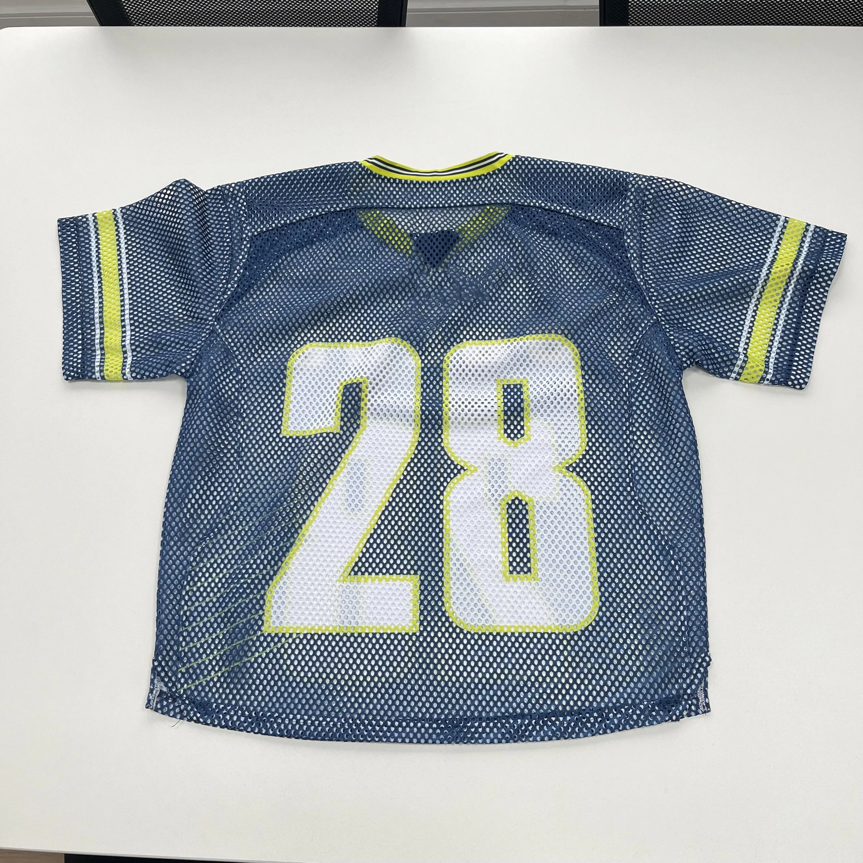 Newest design men cropped mesh boxy football jersey polyester fabric sublimation silk printing soccer shirts football jersey