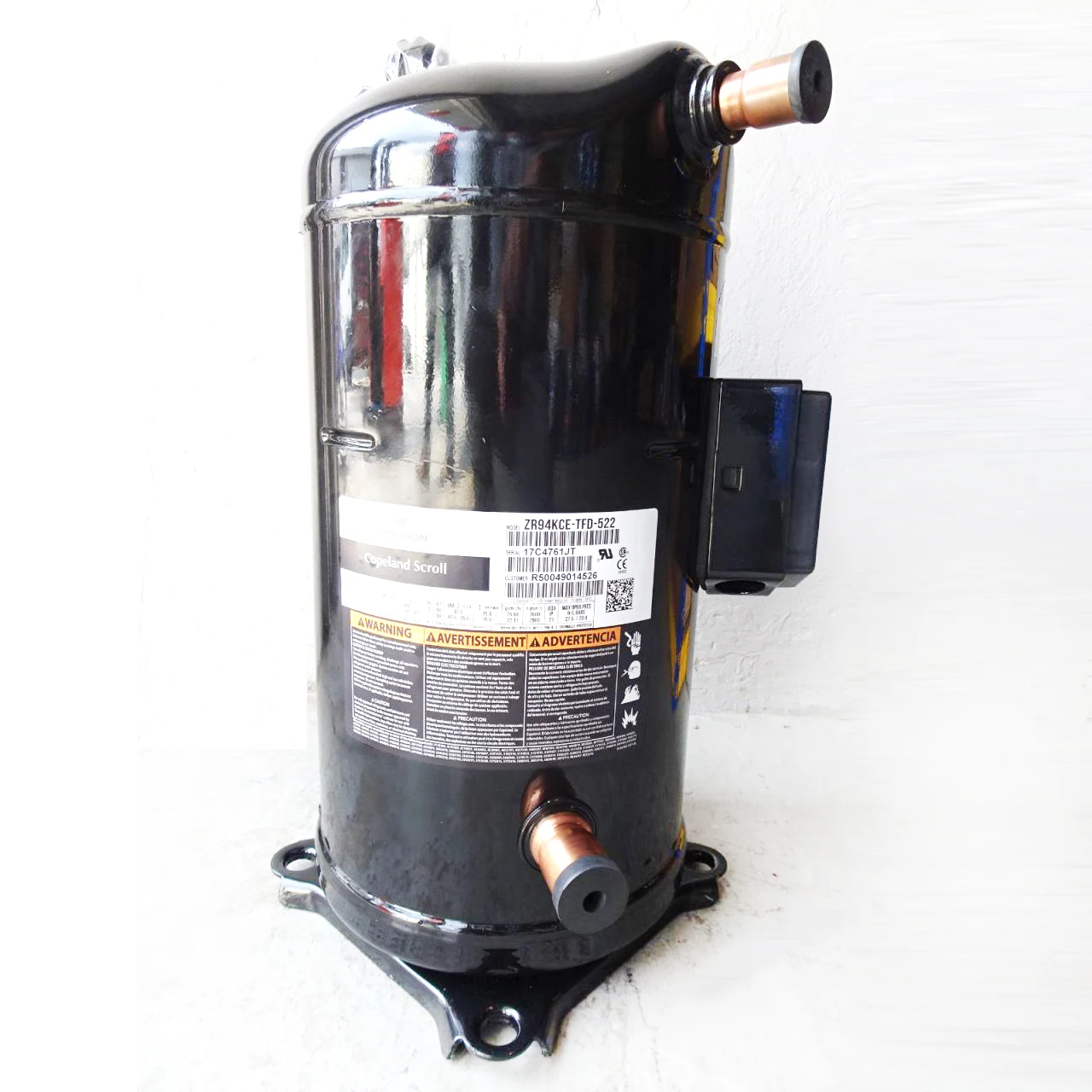 Genuine Scroll Compressor ZR94KC-TFD-501 ZR94KC-TFD-522