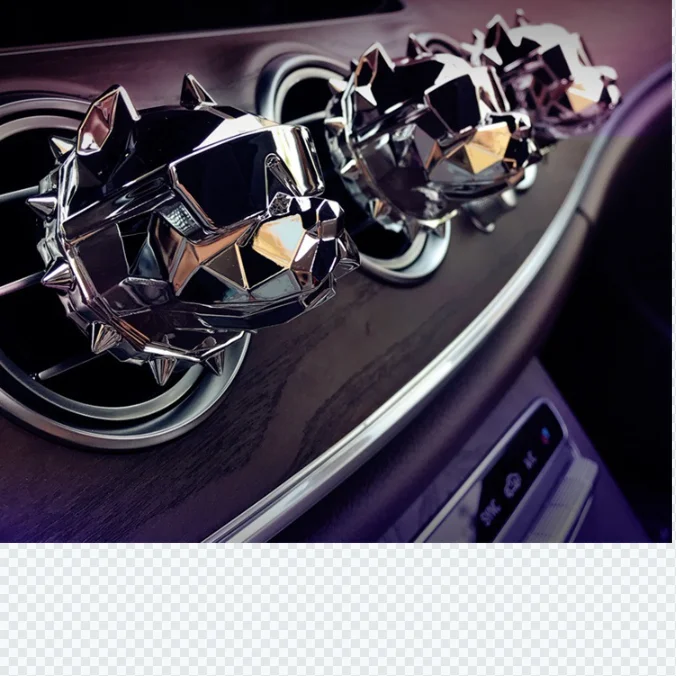  Creative Bulldog Car Air Freshener Auto Cool Box Perfume Refill Good Smell Fragrance Scent
