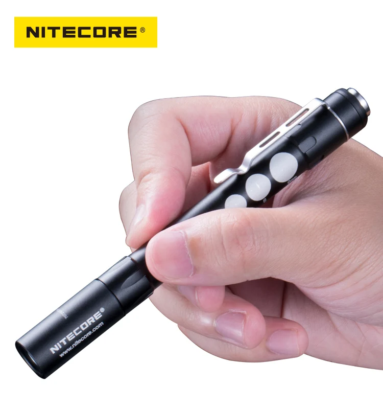 NITECORE MT06MD, 5 лет гарантии, 180 люмен, батарея AAA, мини-светильник в виде ручки, идеально подходит для осмотра учеников и диагностики травм