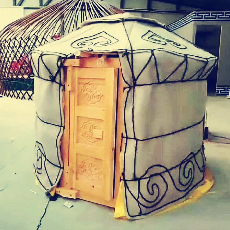 Small size Children 1M of Diameter Yurt Mongolian Yurt