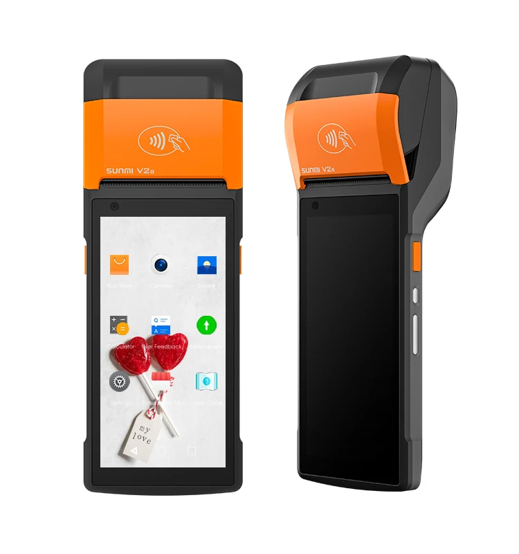 Pos Android мобильный квитанционный билет портативный Wi-Fi синий зуб Термопринтер для супермаркета
