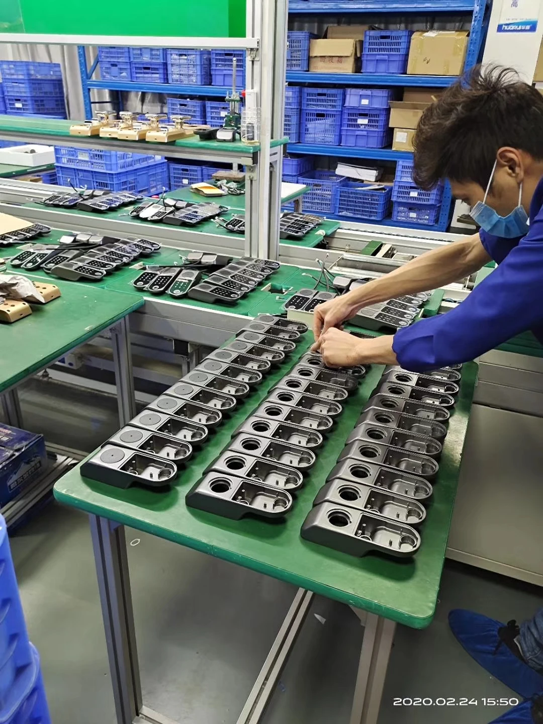 
Huaruilock Tuya Mobile App Smart Life Biometric Fingerprint Door Locks password login 