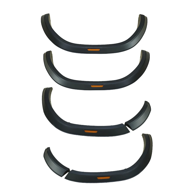 Fender Flares Wheel Arches for Toyota Hilux Revo Car Accessories Arch Wheel Eyebrow Protector/Mudguard Sticker, Black 2016-2022