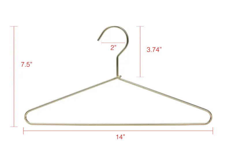 Cheap metal thick hanger with PVC coating and metal wire laundry hanger