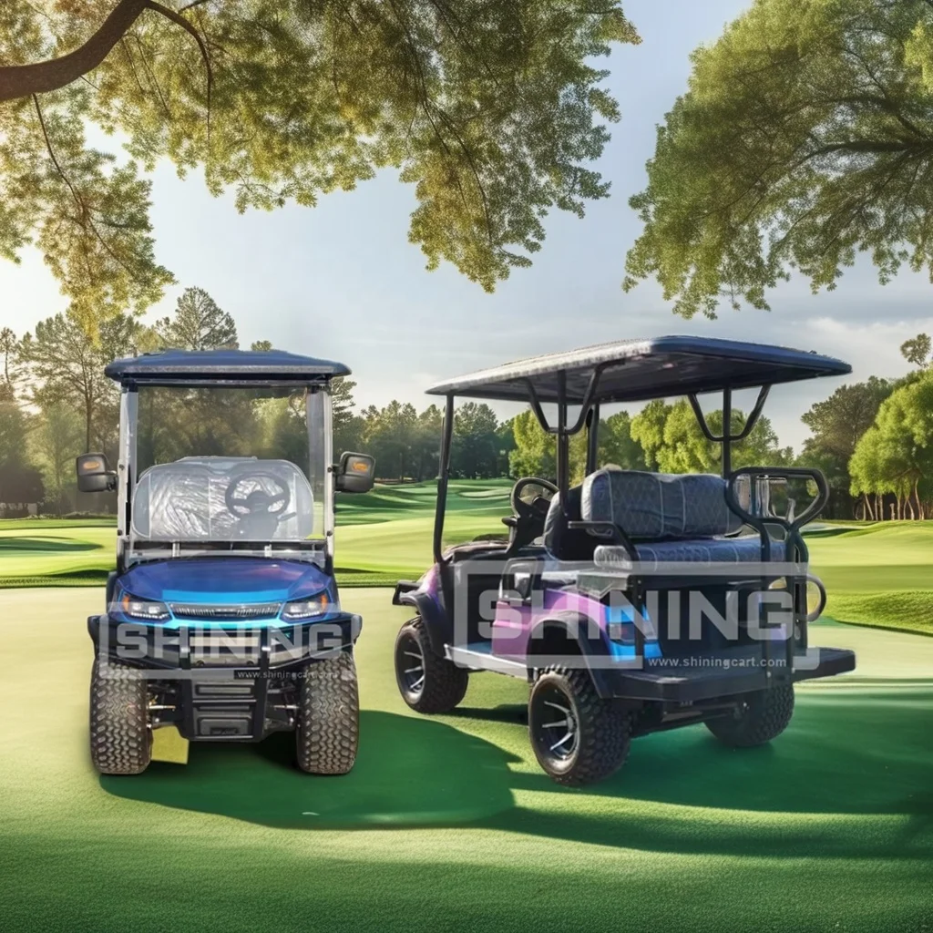 Shining Brand high degree club car electric differential four seat golf cart