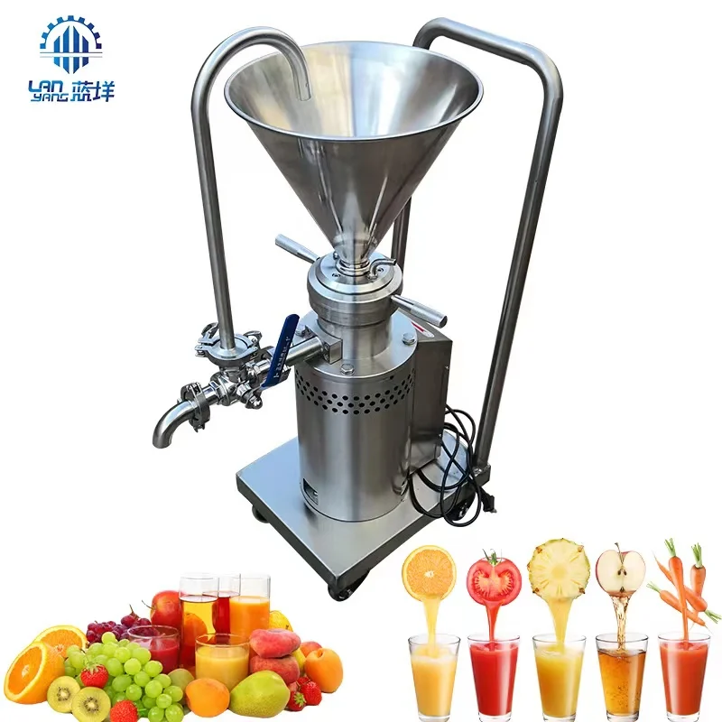 Factory directly sale fruits and vegetables sauce grinder movable vertical chickpea paste grinding milling machine with wheels