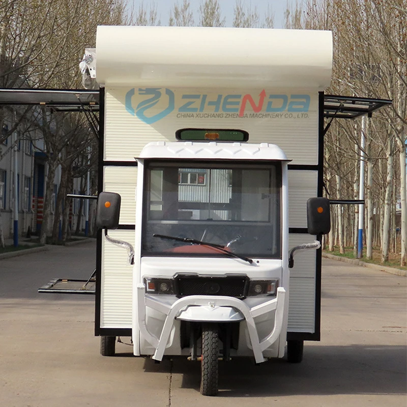 Best Selling American Fashion food dining Car Electric Mobile Food Truck Full Equipped For Sale