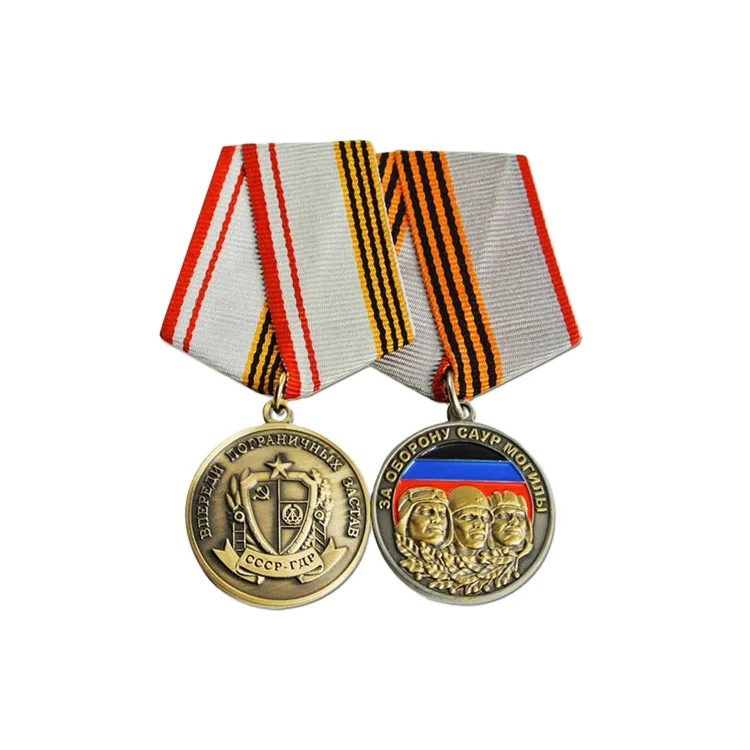 High quality Custom Commemorative round No Minimum Order medals and badges