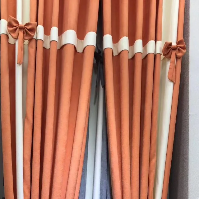 Modern solid color curtains for homes and hotels