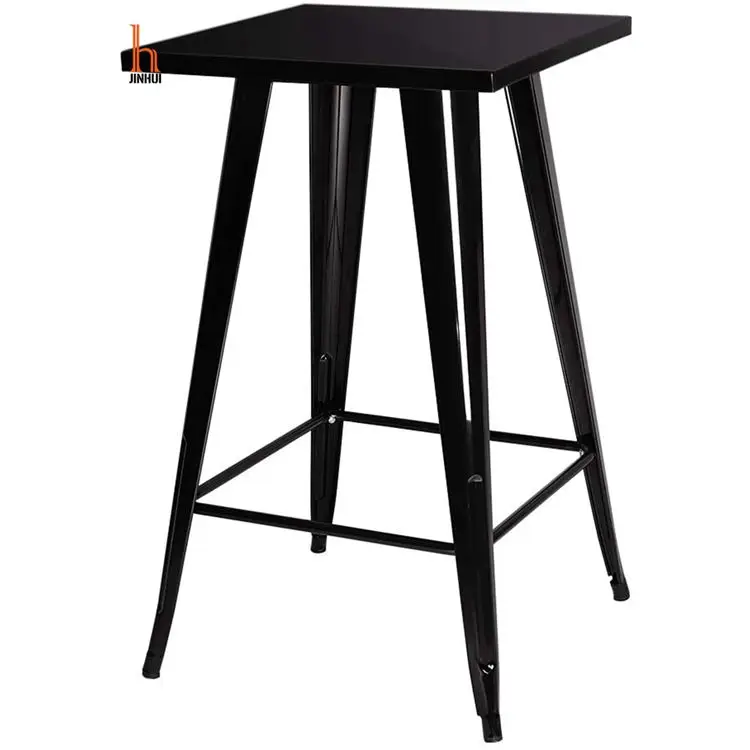 Best selling colorful modern cheap metal industrial dining coffee tables and chairs for restaurant