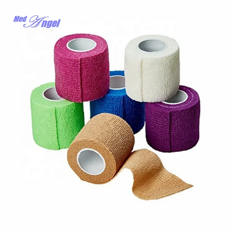 Ready to ship 10CMx4.5M Disposable Nonwoven Cohesive Bandage