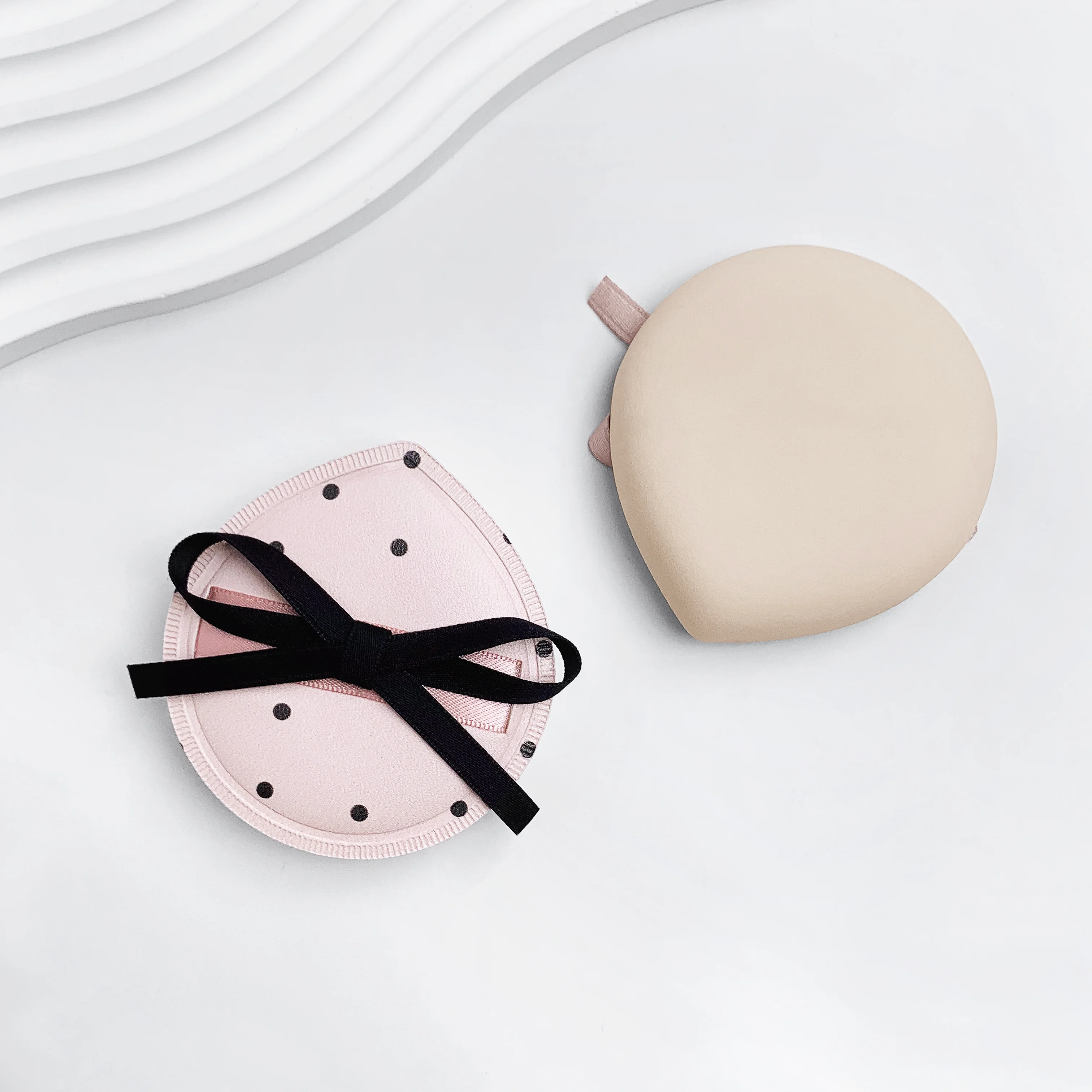New Fashion Air Cushion Blender Beauty Foundation Sponge Portable Makeup Powder with Cotton Puff Handle BB Cream Blush Wholesale