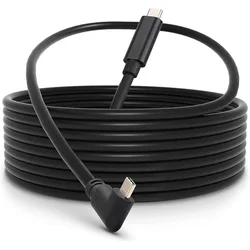 Сетевой кабель виртуальной реальности прямоугольный коленчатый Usb-кабель Type-C для передачи данных 3 А 60 Вт 5
