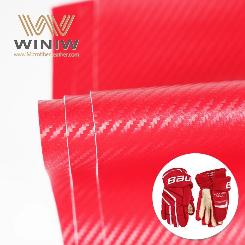 Microfiber Leatherette Faux Fabric for Ice Hockey Gloves and Various Sports Gear for Shoes Bags Clothes Golf Accessories